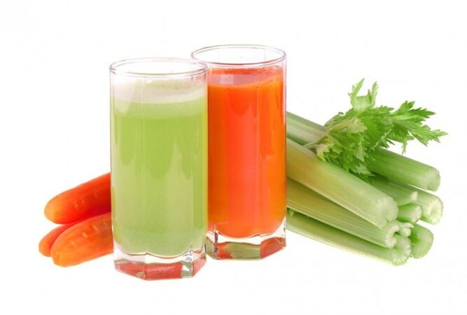 Los jugos de verduras no se recomiendan para personas que siguen una dieta de bebida. 
