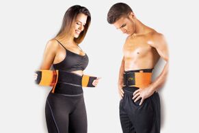 Cinturón para adelgazar 7 kilogramos en una semana.